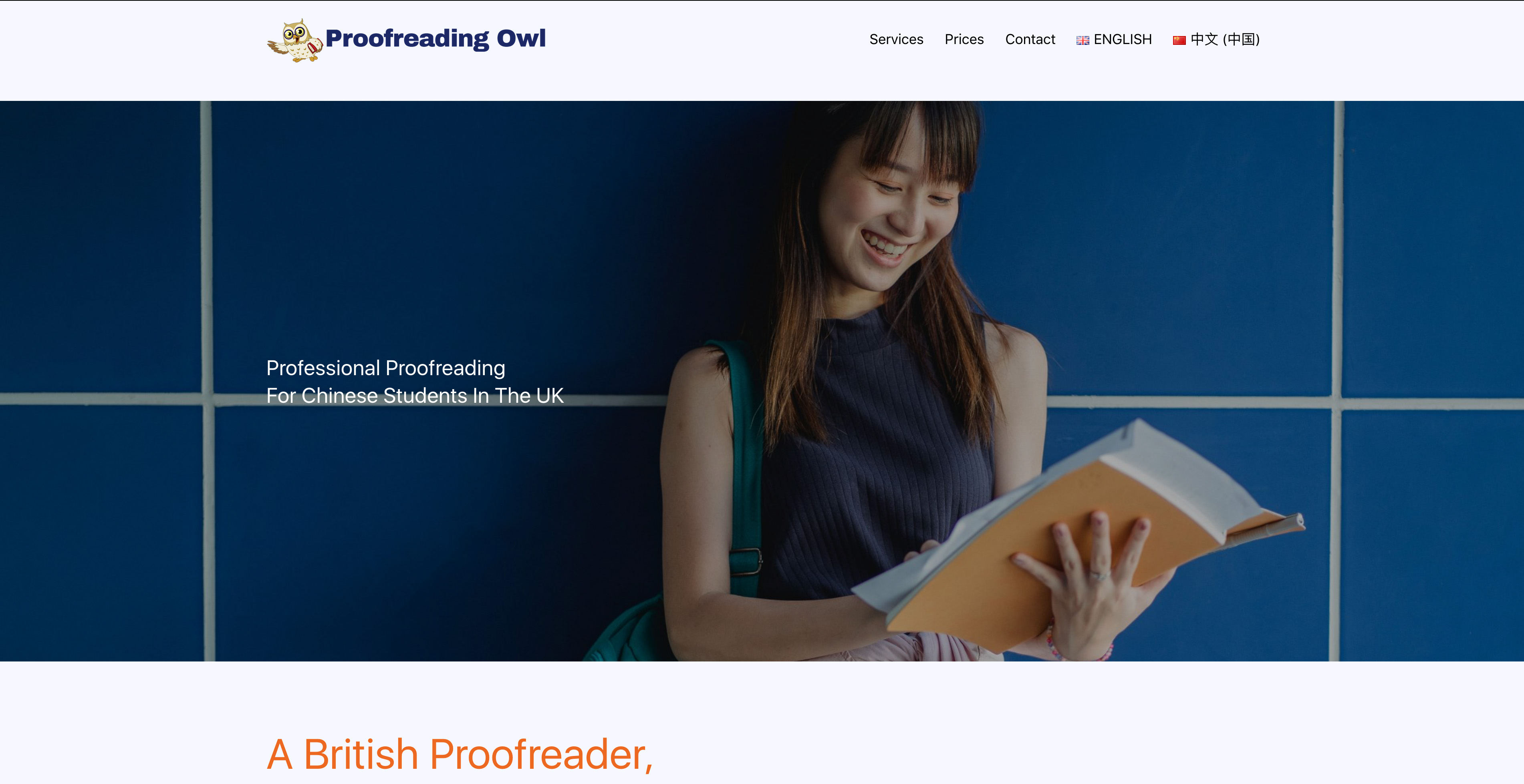 Proofreading Owl